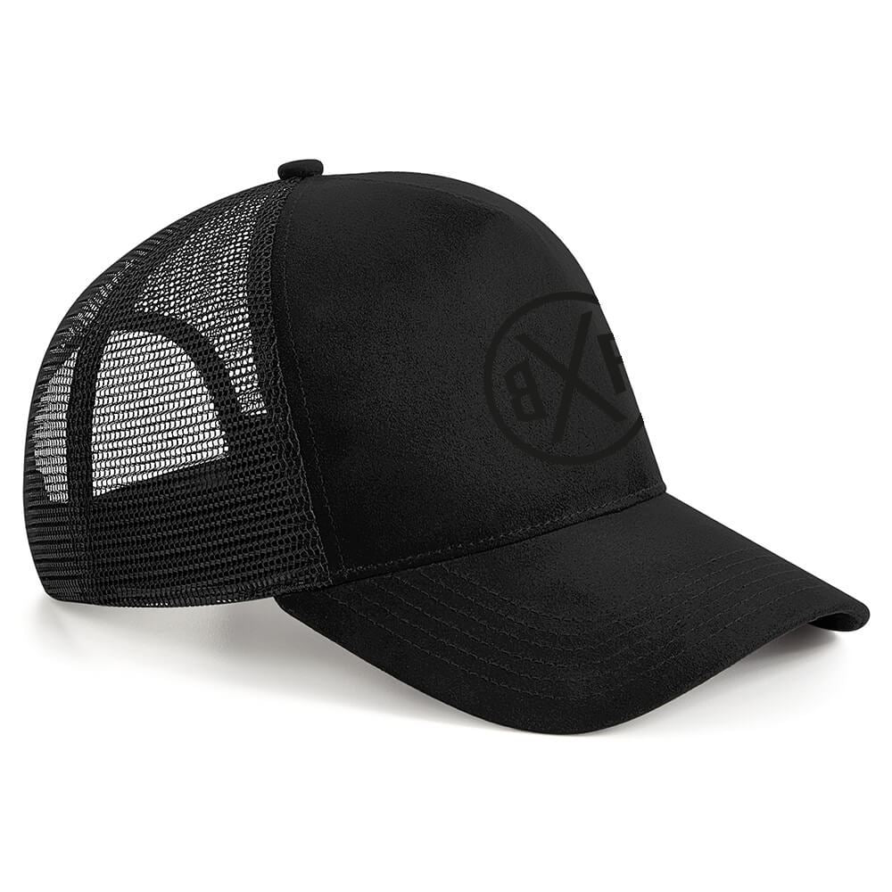 BXF Suede Trucker Cap Black