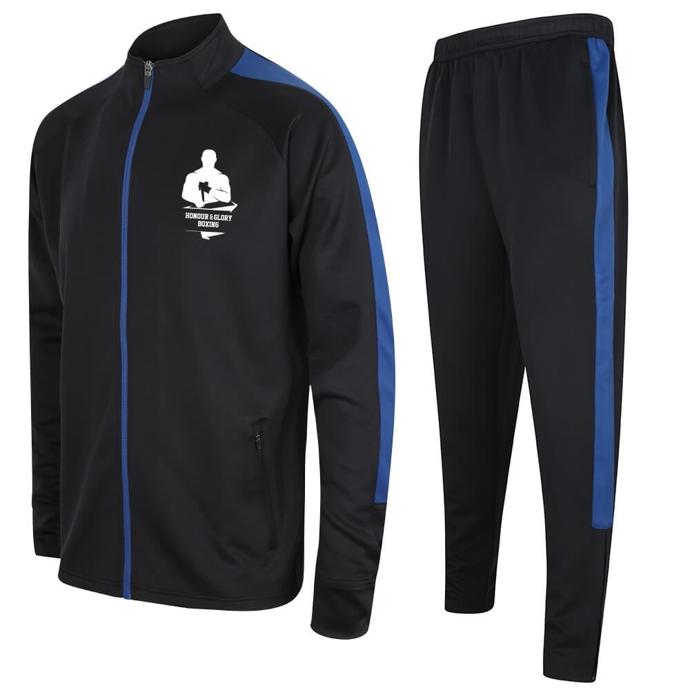 Honour and Glory Slim Fit Poly Tracksuit