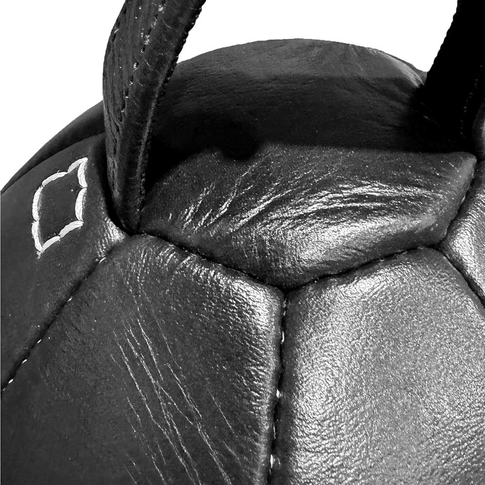 Tuf Wear All Black Leather Floor To Ceiling Ball Black