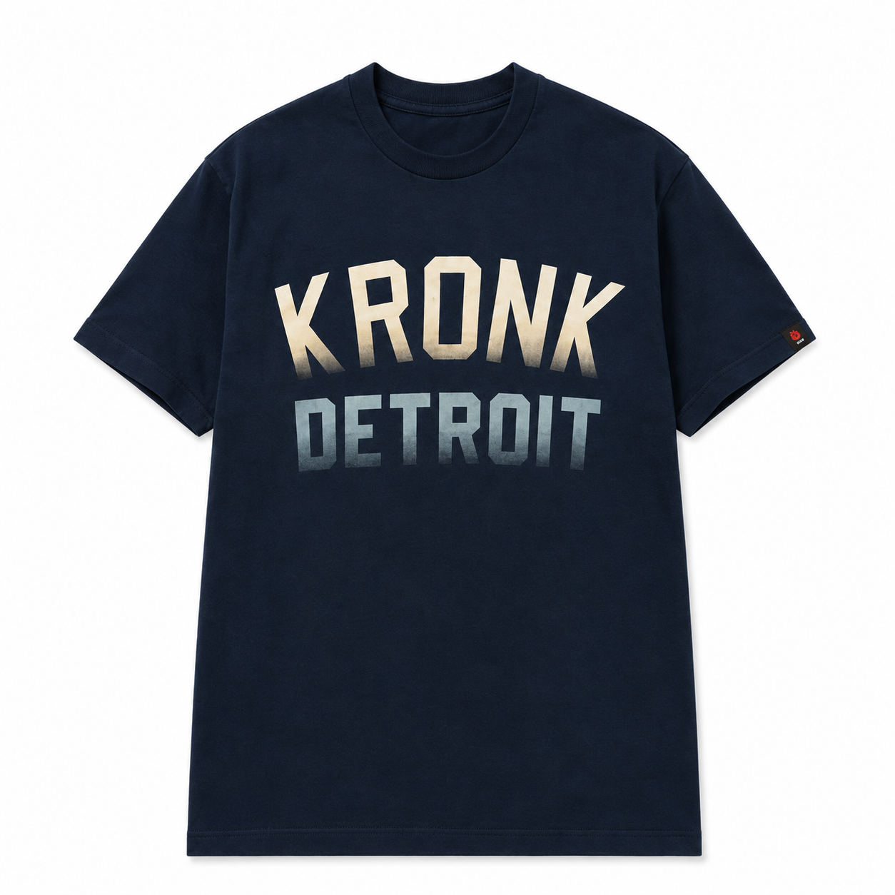Kronk Detroit Faded Iconic Loose Fit Vintage Wash T-Shirt