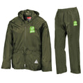 Brownes Boot Camp Waterproof Jacket & Trouser Set - Olive