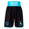 Unitas ABC Bout Boxing Shorts - Black/Turquoise