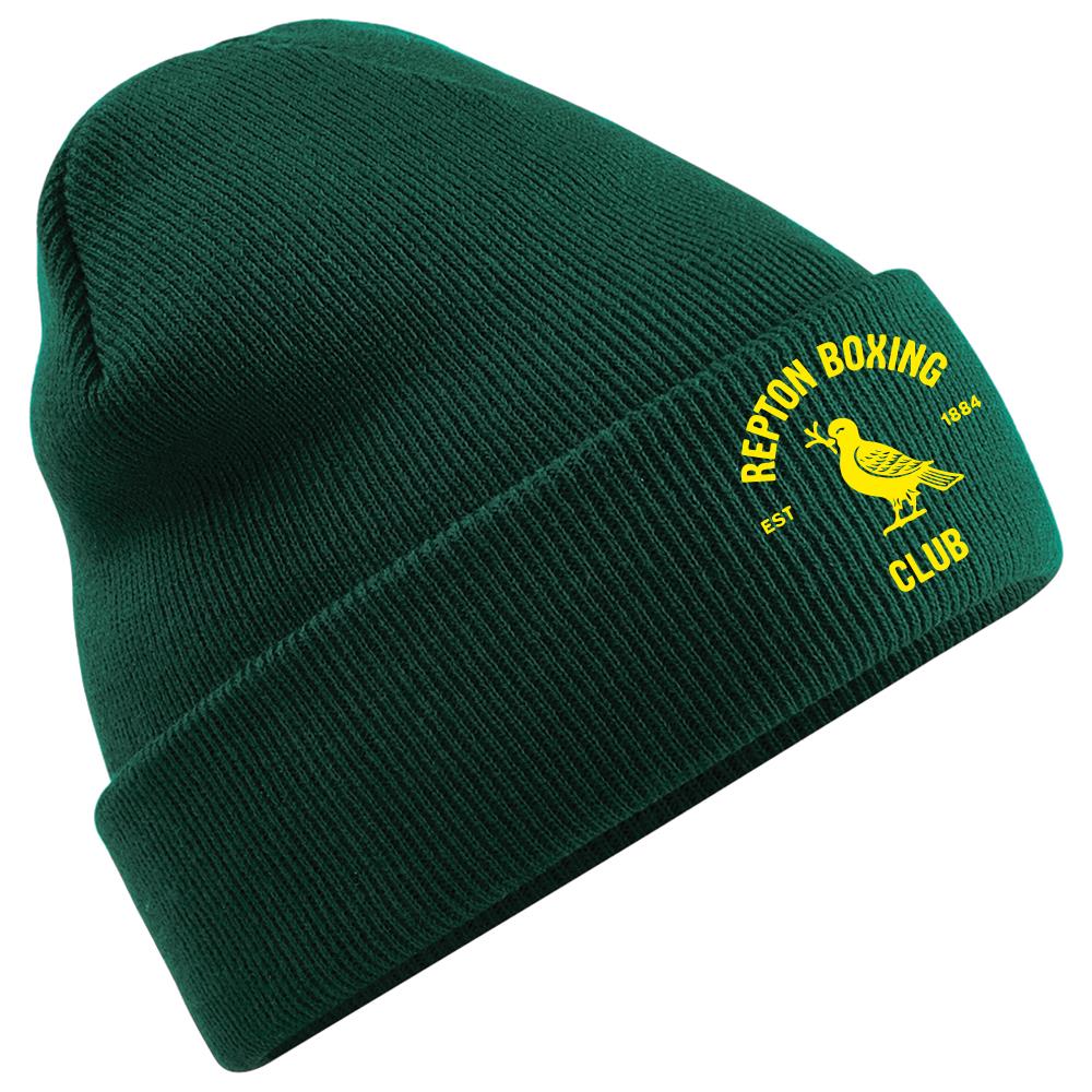 Repton Boxnig Club Beanie Bottle Green