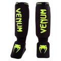 Venum Kontact Shin Instep Guards - Black/Yellow