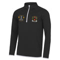 Aylesham Boxing Club 1/2 Zip Sweatshirt - Black/White