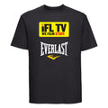 Ifl Tv Black T-Shirt Yellow Logo - Black