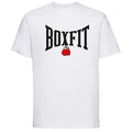 Boxfit Large Logo Branded T-Shirt - White/Black