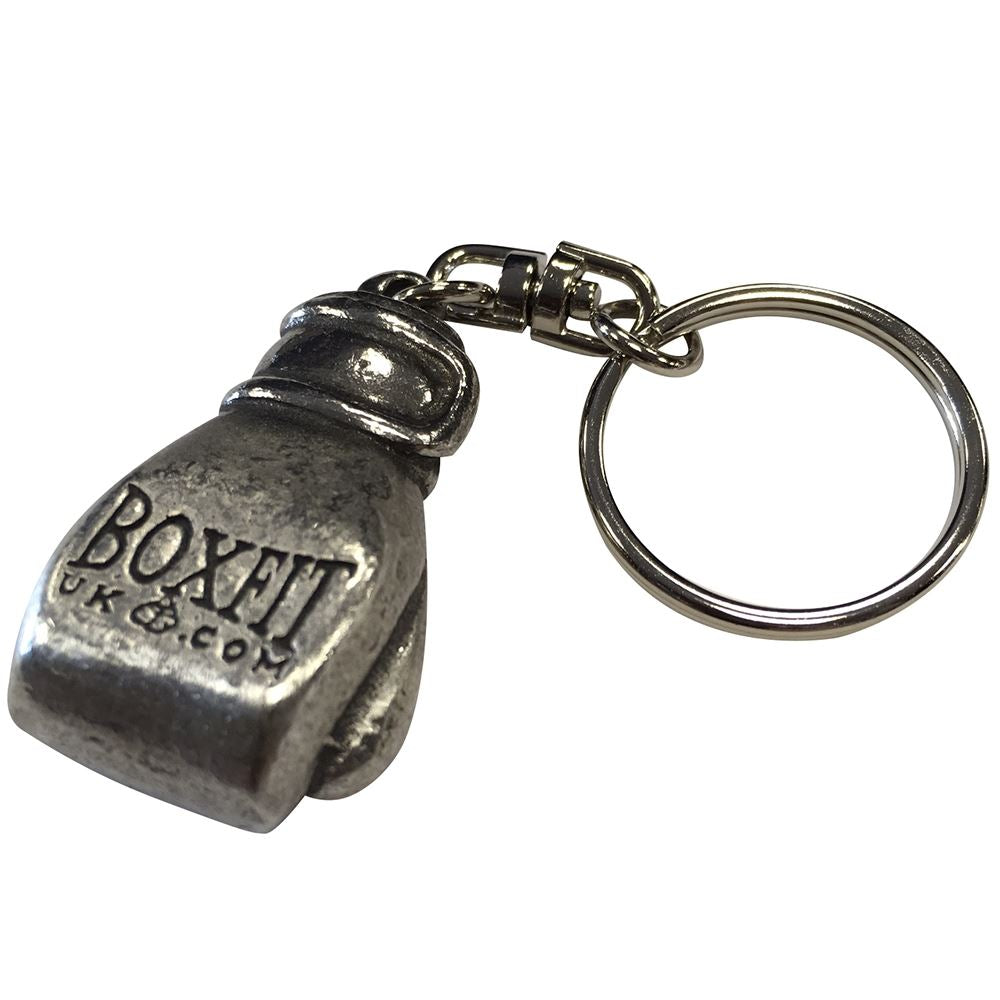Boxfit Pewter Boxing Glove Keyring