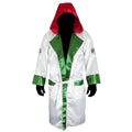Cleto Reyes Robe With Hood - White/Red/Green