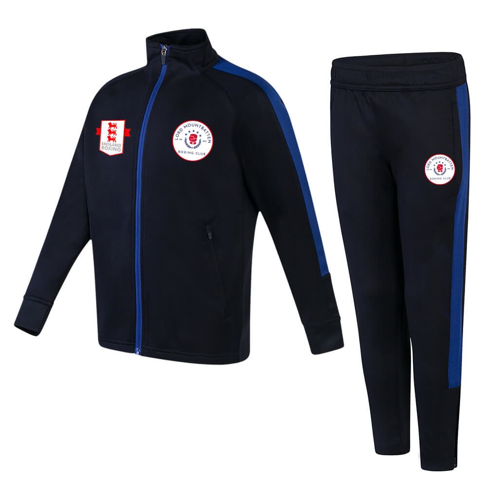 Lord Mountbatten Boxing Club Kids Slim Fit Poly Tracksuit