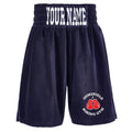 Gumshield Boxing Gym Velvet Shorts - Navy