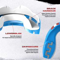 Thumbnail for Safejawz Marvel Ortho Captain America Mouthguard