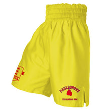PAULSGROVE & TED HARRIS ABC SATIN BOXING SHORTS