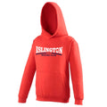 Islington Boxing Club Large Logo Kids Hoodie - Red