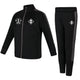 Selby Abc Kids Slim Fit Poly Tracksuit - Black/Grey