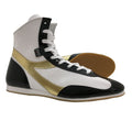 Boxfit Exclusive Madison Kids Boxing Boots - White/Black/Gold