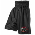 Dagenham ABC Satin Boxing Shorts - Black