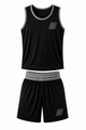 Be First Short & Vest Set - Black