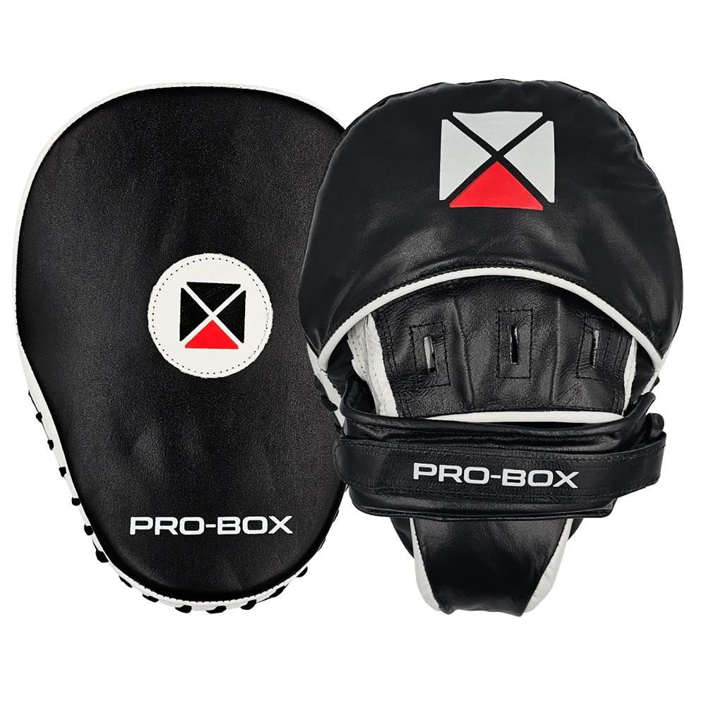 Pro Box Black High Impact Focus Mitts Black/White