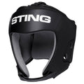 Sting Orion Gel Open Face Head Guard - Black/White