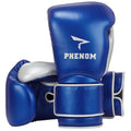 Phenom SG-202S Hook & Loop Sparring Gloves - Metallic Blue/Silver