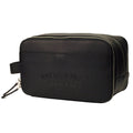Kronk Leather Detroit Washbag Black - Black