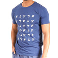 Fly Monogram Tee - Blue