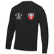 Southampton ABC Long Sleeve Poly T-Shirt - Black