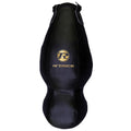 Ringside Double End Buffalo Leather Punch Bag - Black/Gold
