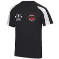Harwich Boxing Club Kids Contrast Cool Tee - Black/White