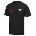 Worcester City ABC Poly T-Shirt - Black