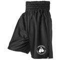 CHALVEDON ABC SATIN BOXING SHORTS - Black