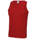 Boxing Plain Kids Poly Vest - Red