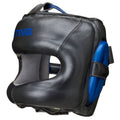 Sting Evolution Face Shield Head Guard - Gun Metal/Blue