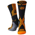 Suzi Wong Wild Cheetah X-Sole Limited Edition Boxing Socks - Black/Orange