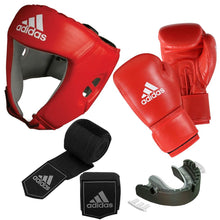 Adidas IBA Approved Boxing Set With Gumshield