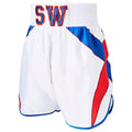 Sugar Boxing Shorts - White/Red/Blue