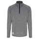 BXF Performance 1/4 Zip Top - Black Melange/Black