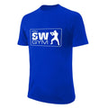 Pro Sw Gym Tee - Royal Blue/White