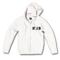 Hiib Full Zip Hoodie - White