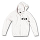 Hiib Full Zip Hoodie - White