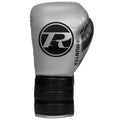 Ringside Hunter Series Lace Boxing Glove - Silver/Black