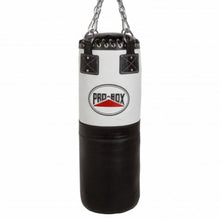 Pro Box Black-White Leather Punchbag