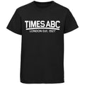 TIMES ABC KIDS COTTON T-SHIRT - Black