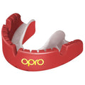 Opro Gen4 Gold Braces Mouthguard - Red/Pearl