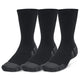 Under Armour Performance Tech 3-Pack Crew Socks - Black