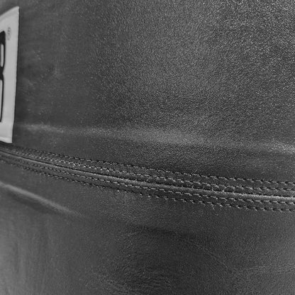 Tuf Wear All Black Leather Gigantor Punchbag 4Ft