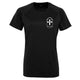 Fredriksbjerg Athlet Klub Womens Panelled Tech Tee - Black