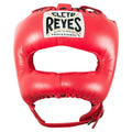 Cleto Reyes Headguard With Nylon Pointed Bar Red Red - Red