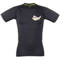 Boxing Yoga Slim Fit Sports T-Shirt - Black